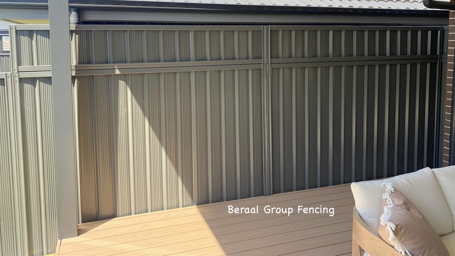 Colorbond fence height extension