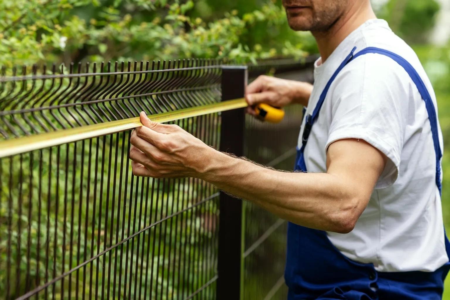 Freshly installed Colorbond fence and gate by Beraal Group Fencing